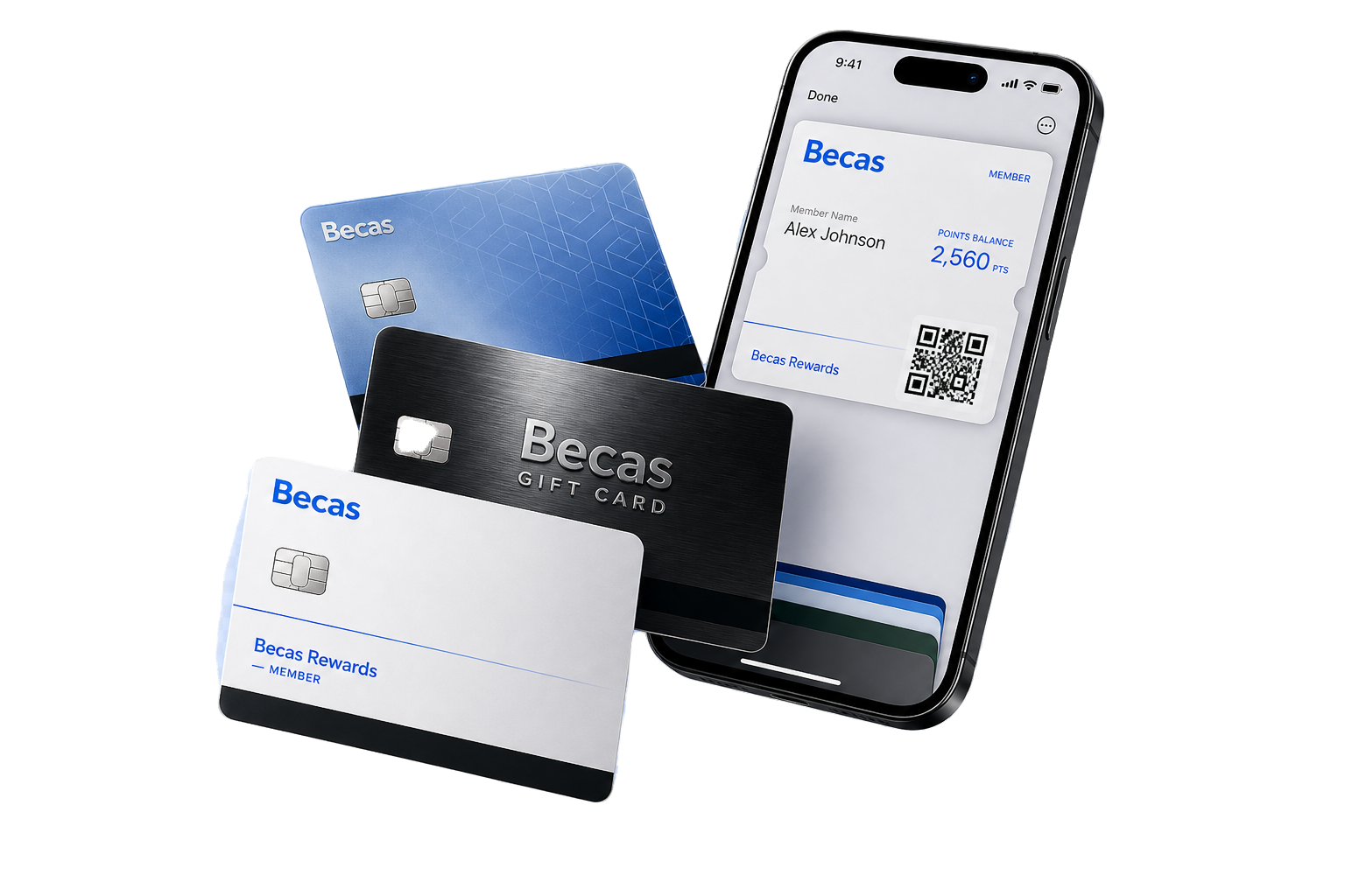 Becas branded loyalty and gift cards